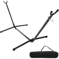 Black Adjustable Steel Hammock Stand, 9 FT, 450 LBS