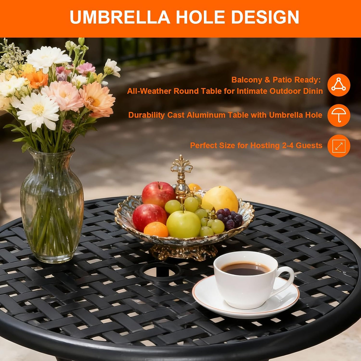 3‑Piece Outdoor Bistro Set