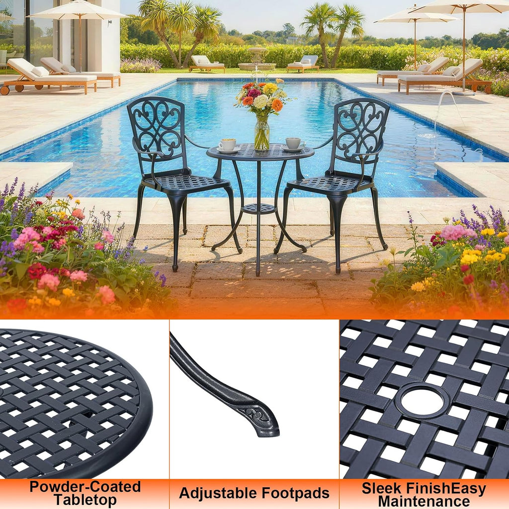 3‑Piece Outdoor Bistro Set