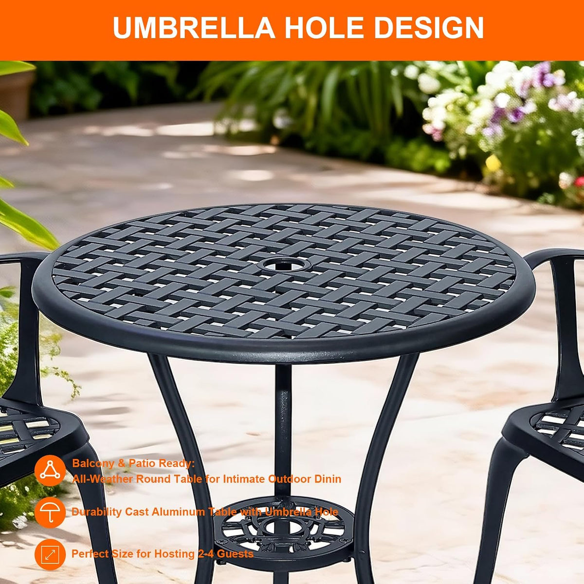 3‑Piece Outdoor Bistro Set